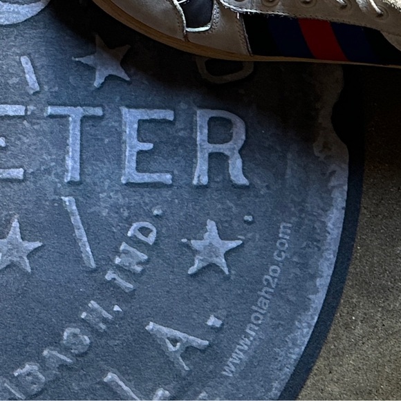 New *new* Orleans Water Meter Doormat 23” diameter - Picture 5 of 7